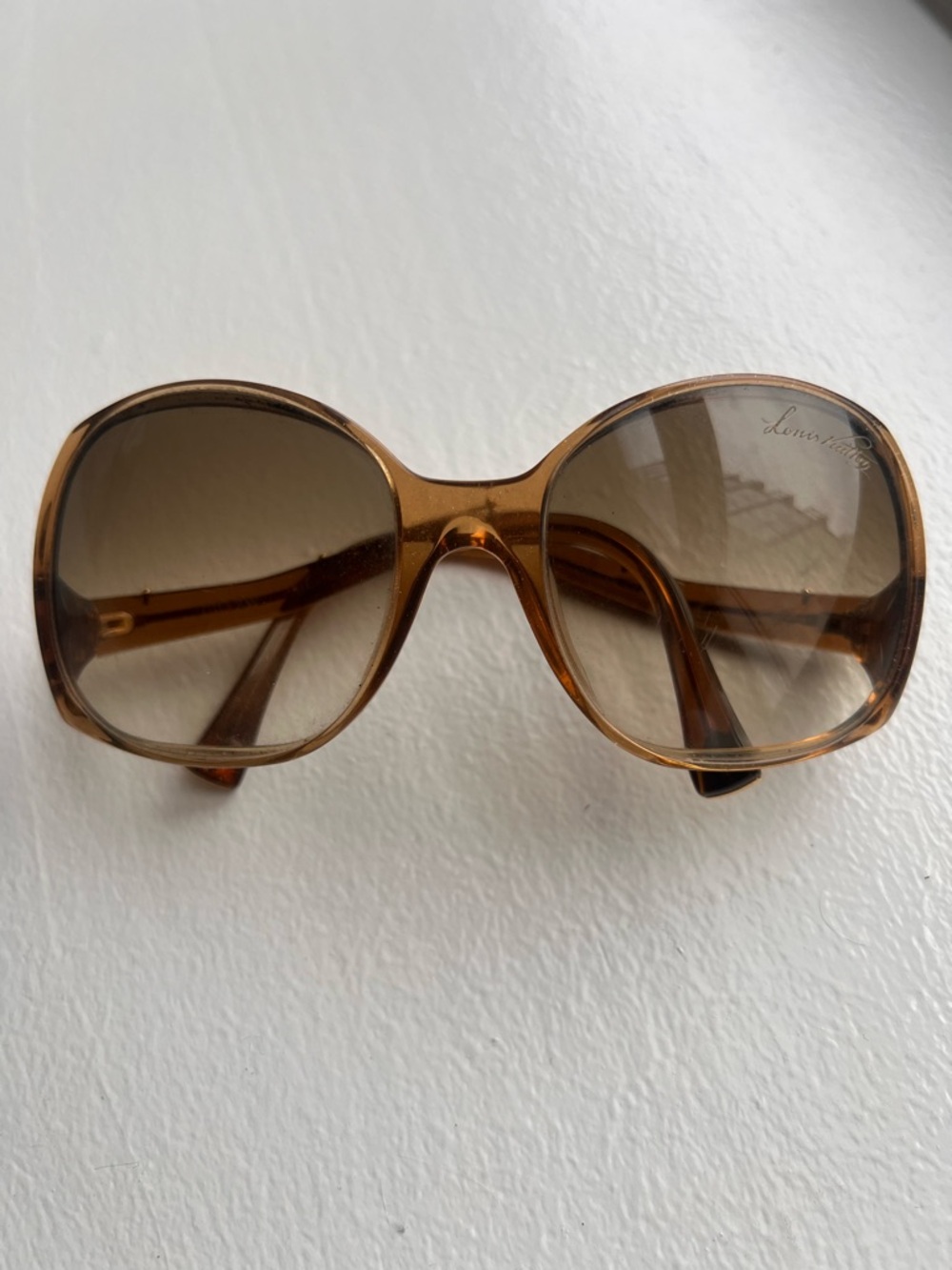 Louis Vuitton Amber Brown Oversized Women's Sunglasses